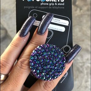 popsocket Accessories - Popsocket w/Swarovski rhinestones MERMAID EFFECT popsocket Accessories - Popsocket w/Swarovski rhinestones MERMAID EFFECT